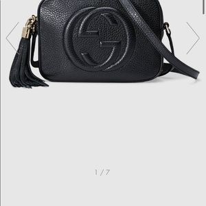 Gucci Black disco bag used 2 times